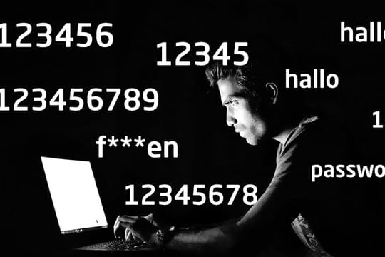 Top Ten deutscher Passwörter 2018: "123456" landet wieder auf Platz eins.
