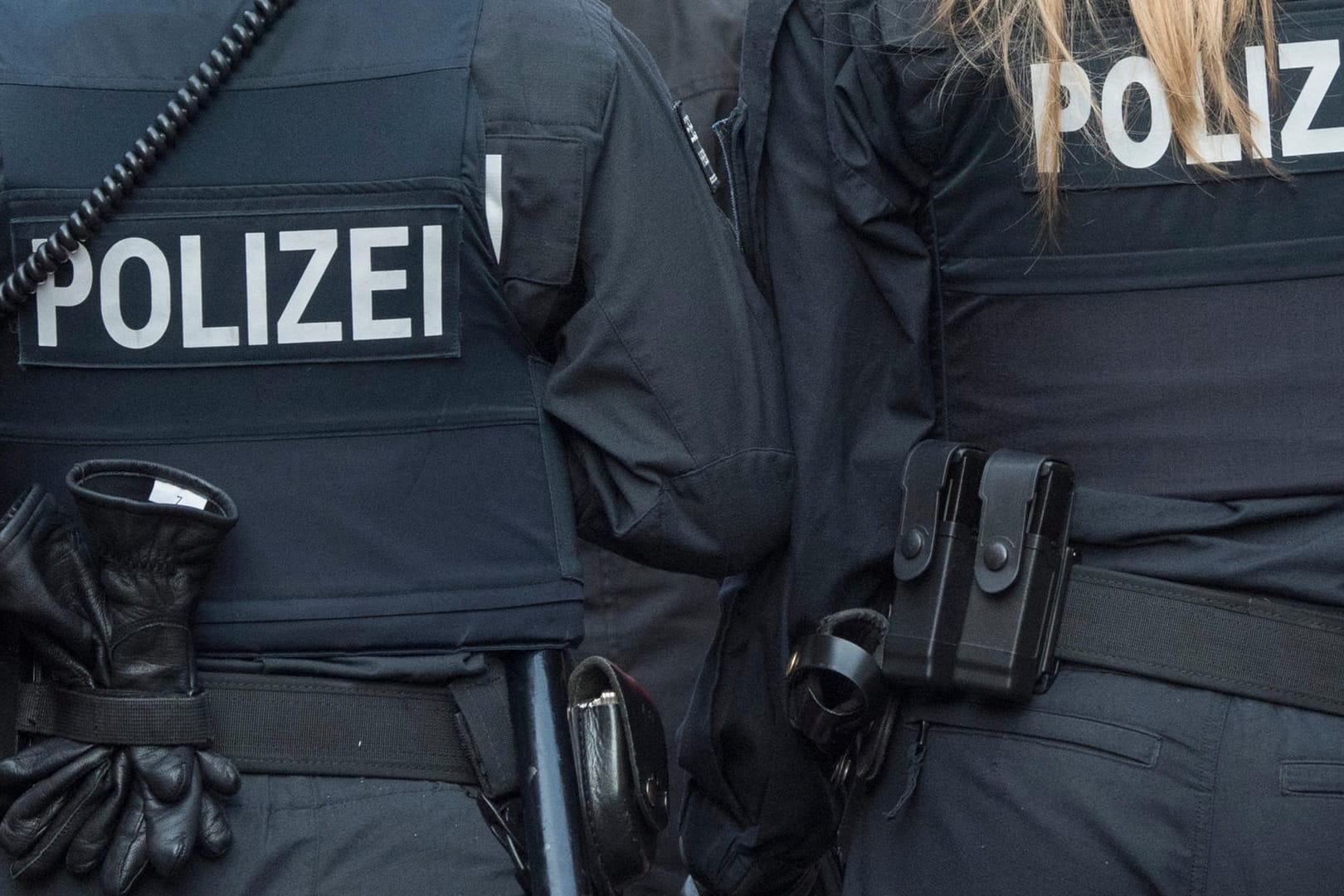 Polizisten in Frankfurt