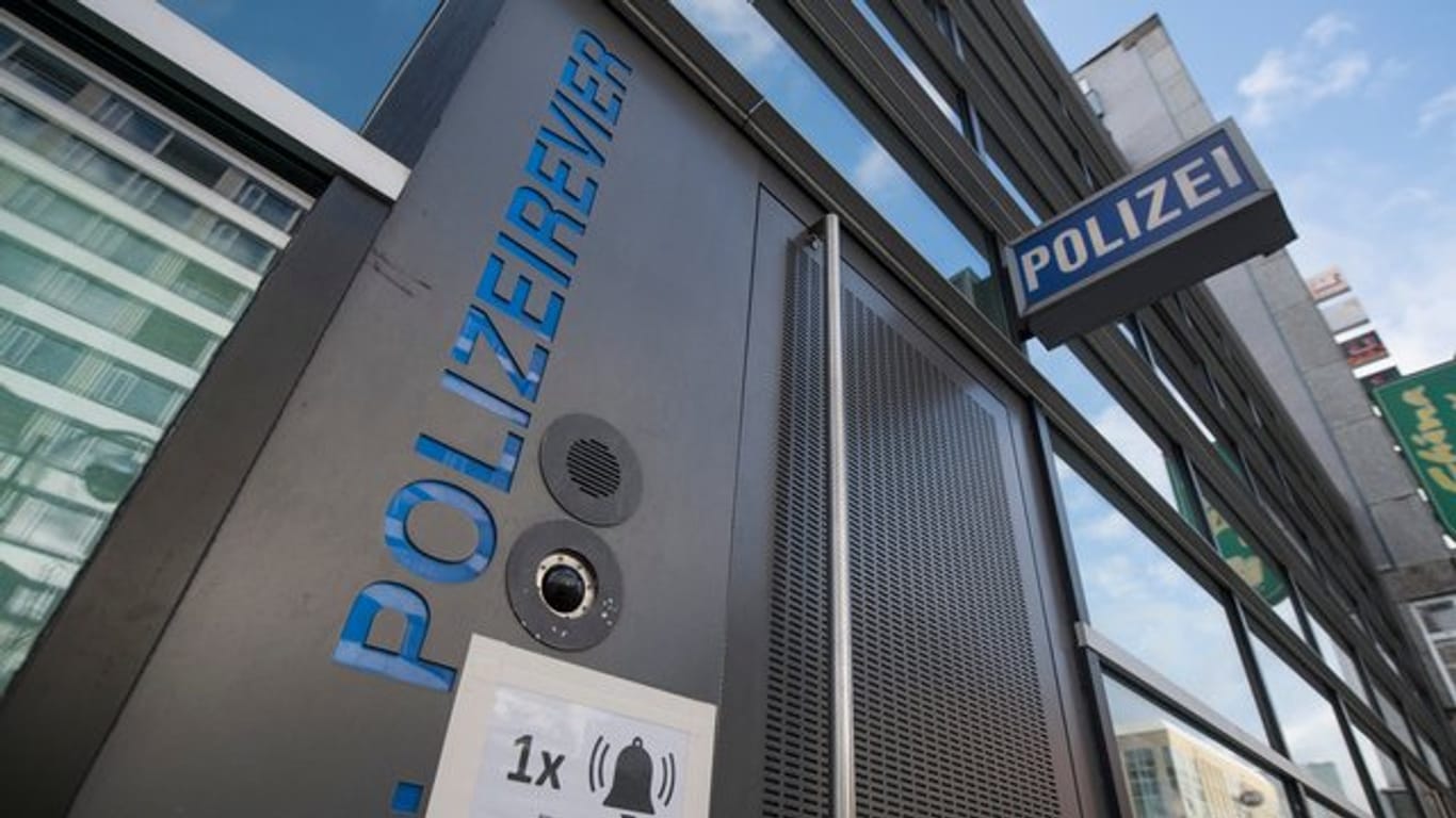 Polizeirevier auf der Zeil in Frankfurt am Main.