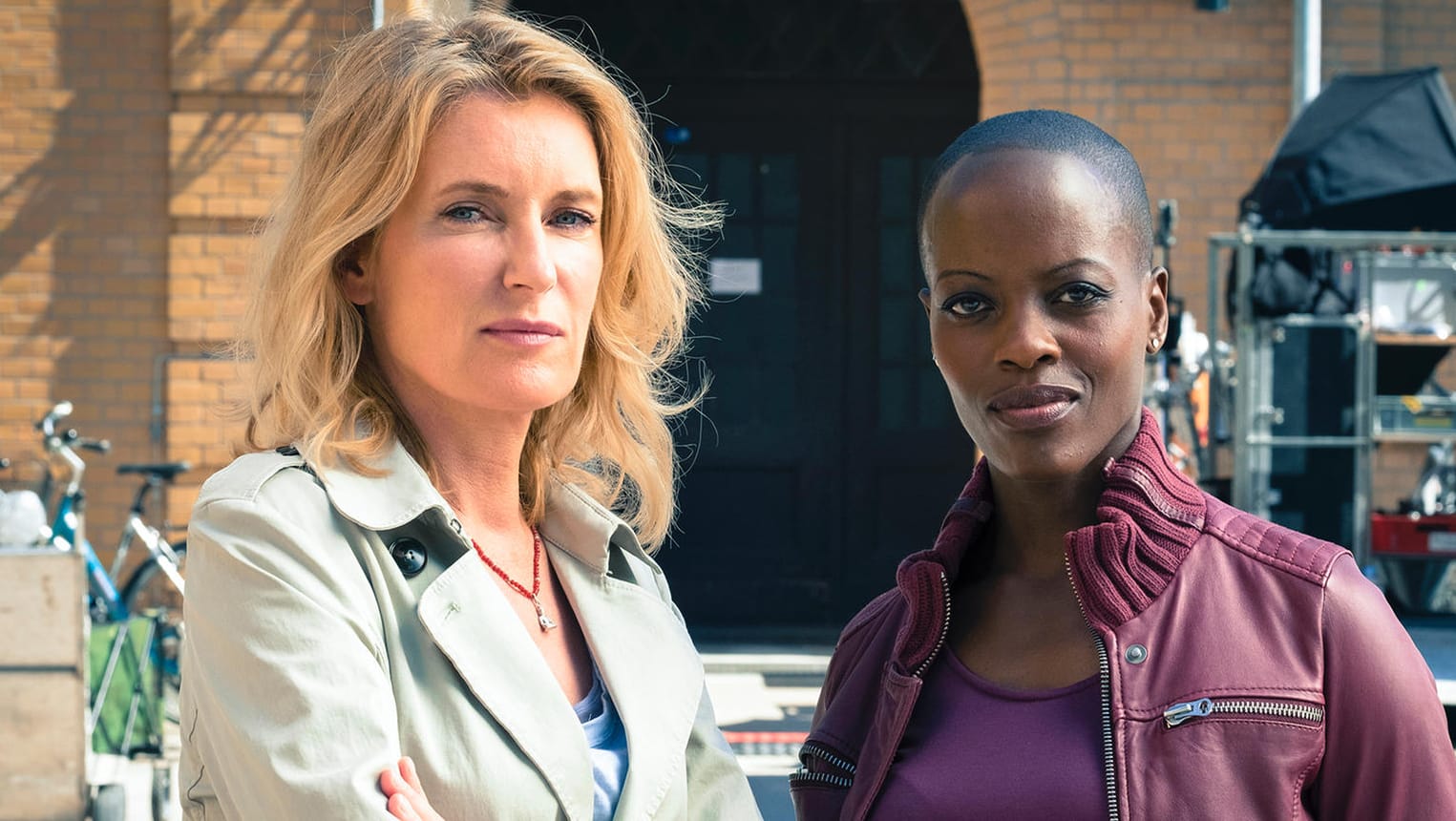 Maria Furtwängler und Florence Kasumba: Sie ermitteln demnächst gemeinsam als Charlotte Lindholm und Anais Schmitz.