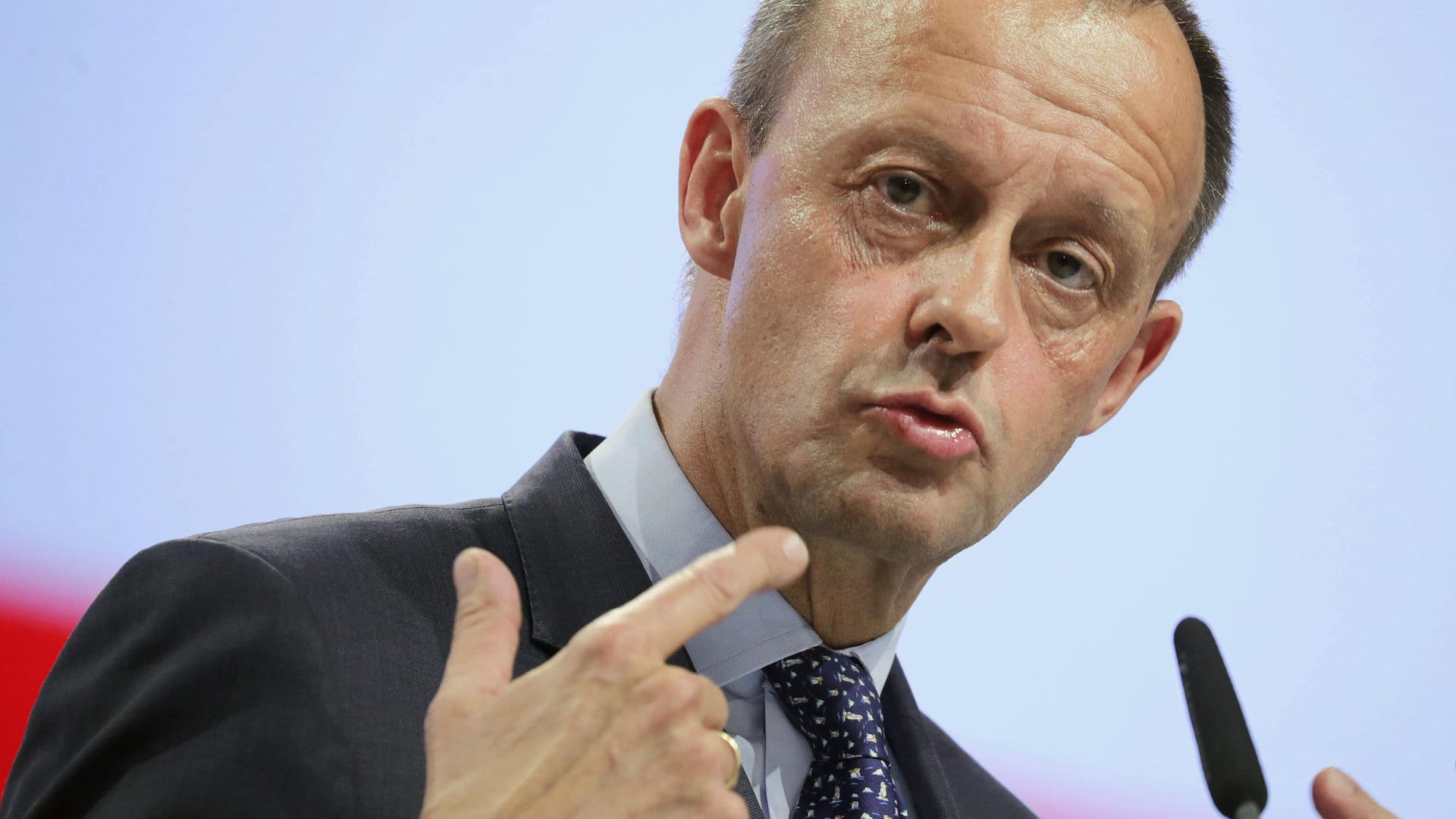 Ex-Unionsfraktionschef Friedrich Merz: Abfuhr von Merkel.