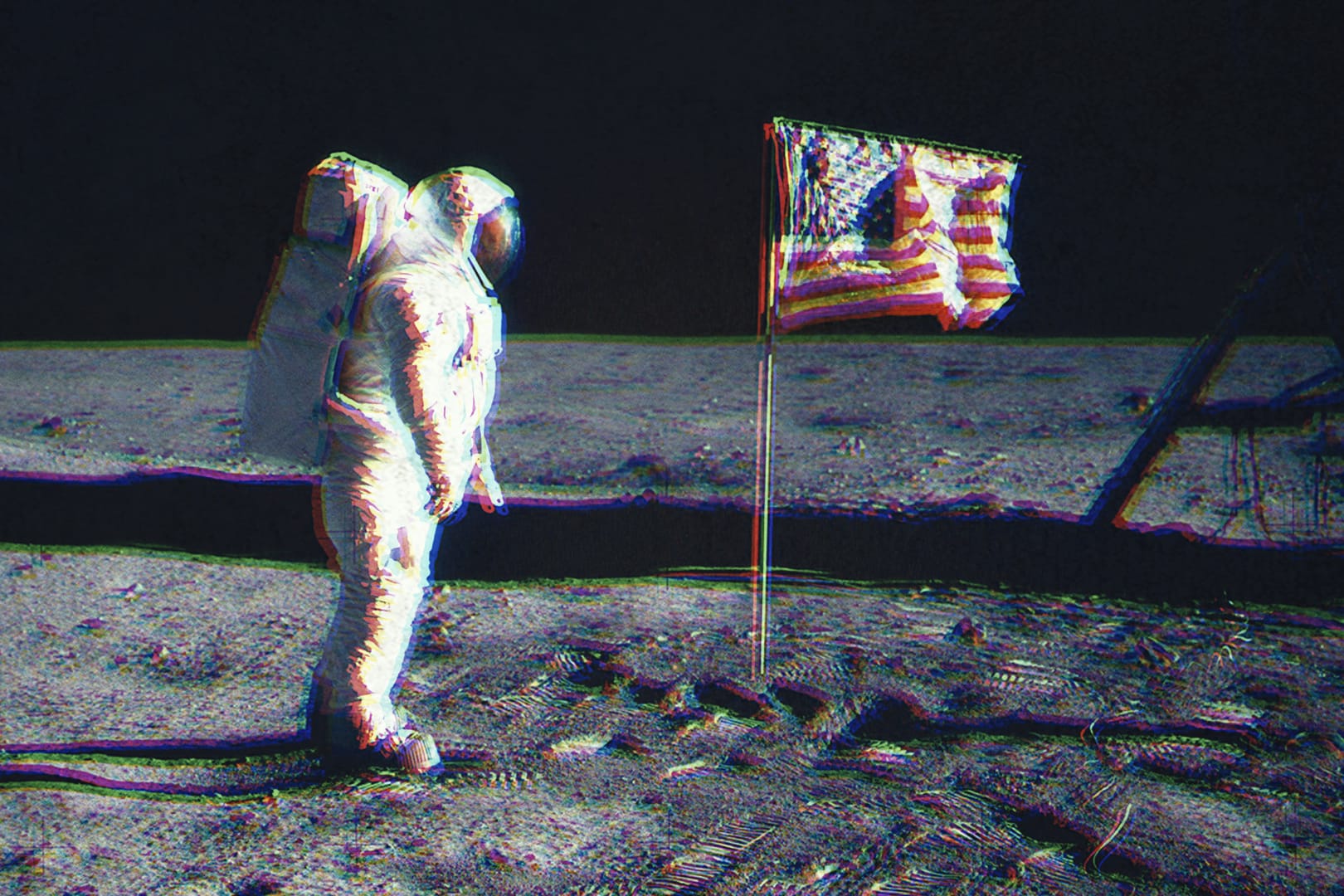 Keine Verschwörung: Neil Armstrong und Buzz Aldrin waren bei der Apollo-11-Mission die ersten Menschen auf dem Mond.