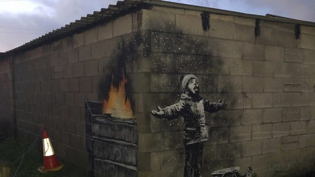 Schöne Weihnachten mit Banksy.