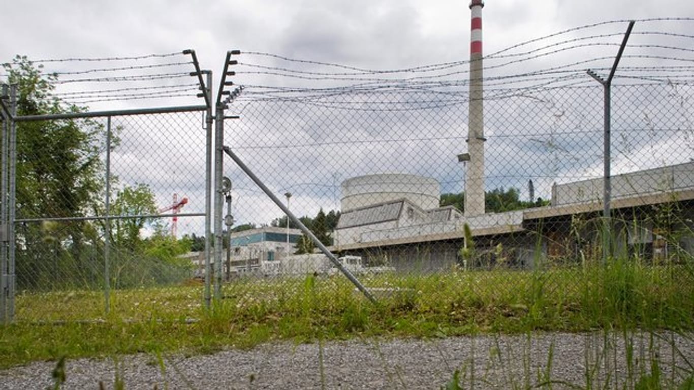 Das Kernkraftwerk in Mühlberg, Schweiz.