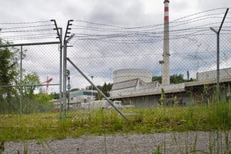Das Kernkraftwerk in Mühlberg, Schweiz.