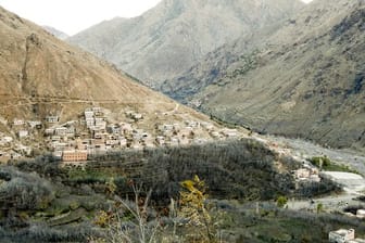 Das Dorf Imlil, in dem die Leichen der beiden jungen Frauen gefunden wurden, liegt im Tal in der Nähe des Mount Toubkal.