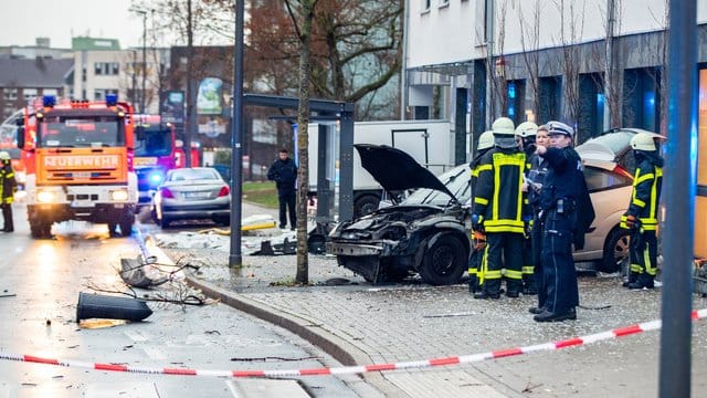 Der Ort des Unglücks in Recklinghausen.