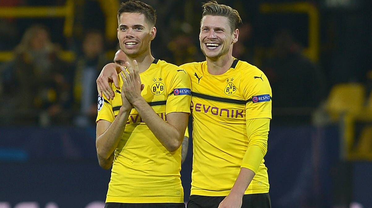 Macht es einer von ihnen? Julian Weigl (l.) und Lukasz Piszczek.