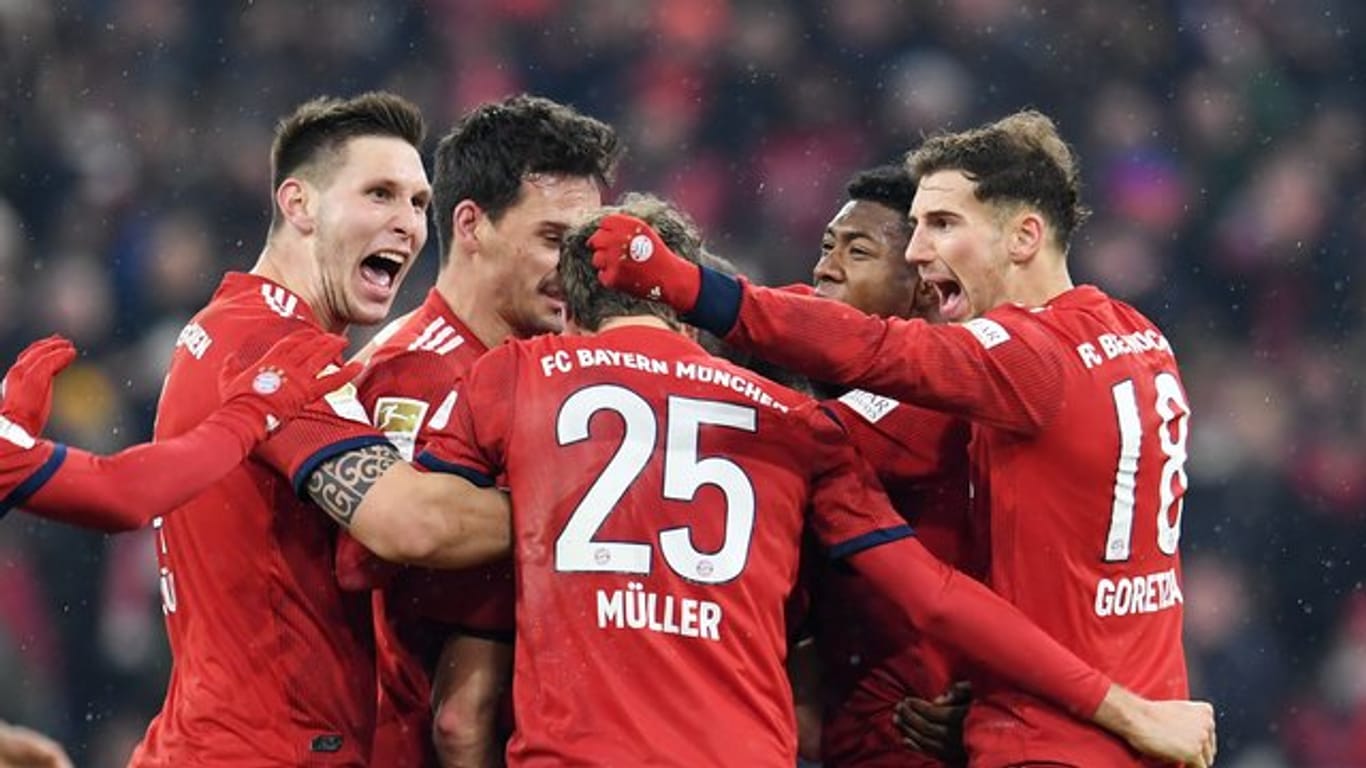 Wollen bei Eintracht Frankfurt punkten und die Jagd auf Tabellnführer BVB fortsetzen: Der FC Bayern München.
