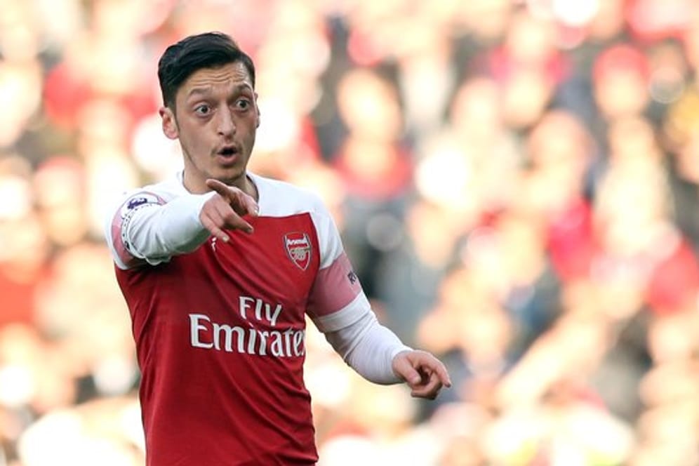 Nach 41 Tagen wieder in der Startelf: Arsenals Kapitän Mesut Özil.