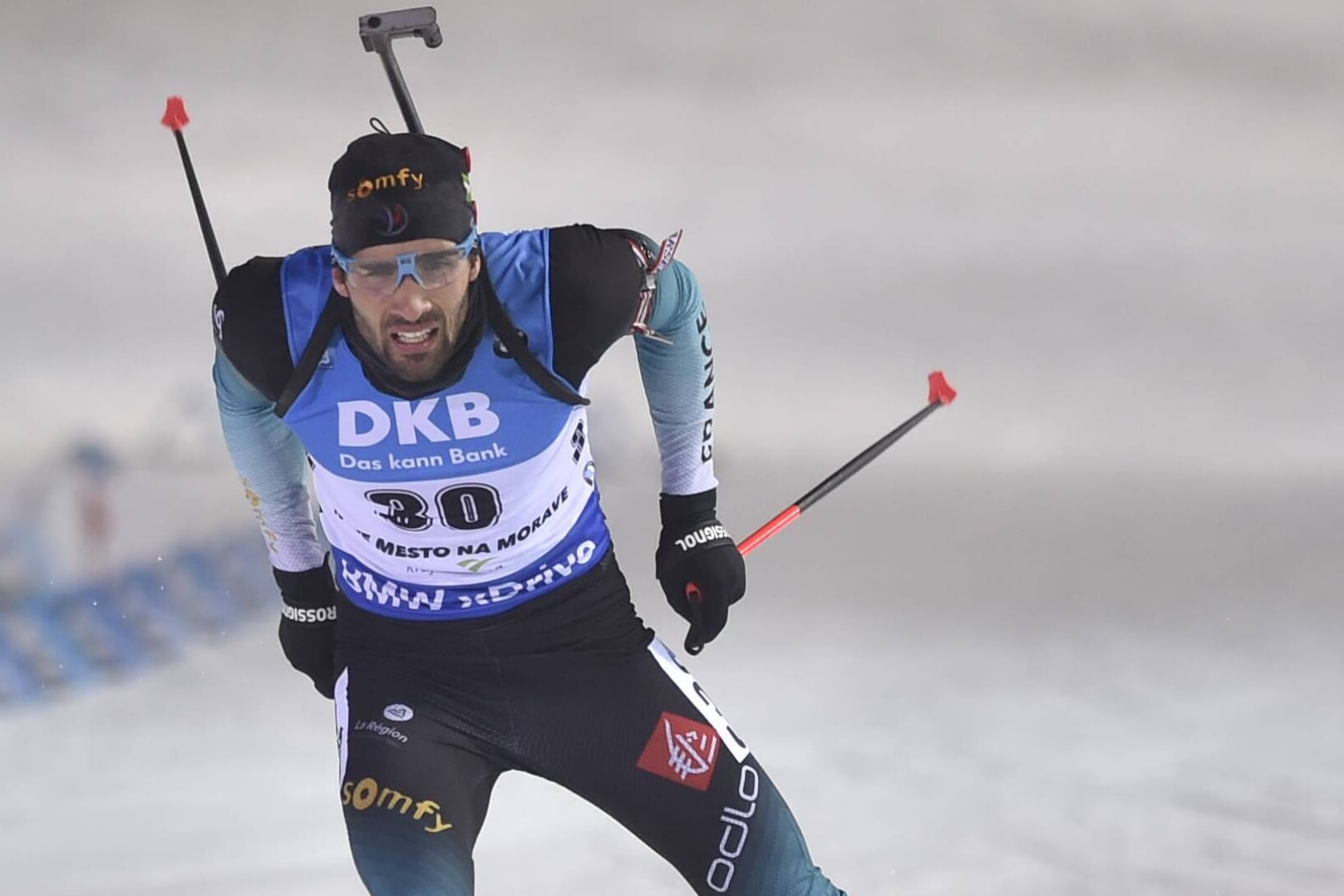 Jäger: Martin Fourcade lief von Platz 43 auf Rang fünf.