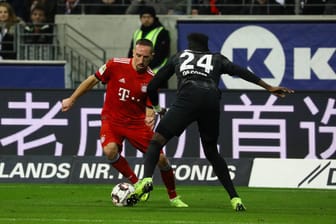 Franck Ribéry (l.) erzielte das Führungstor für den FC Bayern.