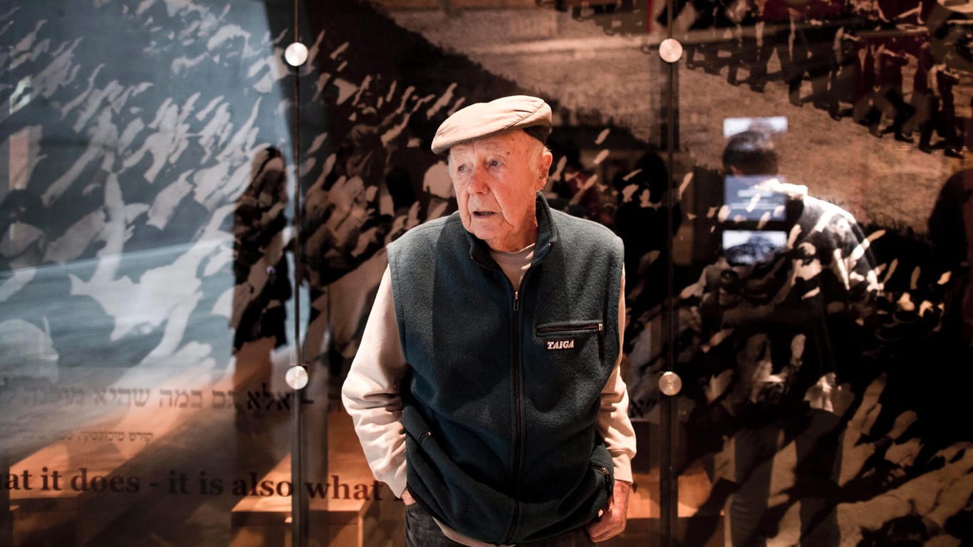 Simcha Rotem mit 90 Jahren in der Holocaust-Gedenkstätte Yad Vashem: Der Widerstandskämpfer ist tot.