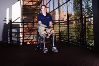 Brian Kolfage im Rollstuhl: Der Air-Force-Pilot verlor 2004 bei einem Einsatz im Irak beide Beine und einen Teil seines Arms.