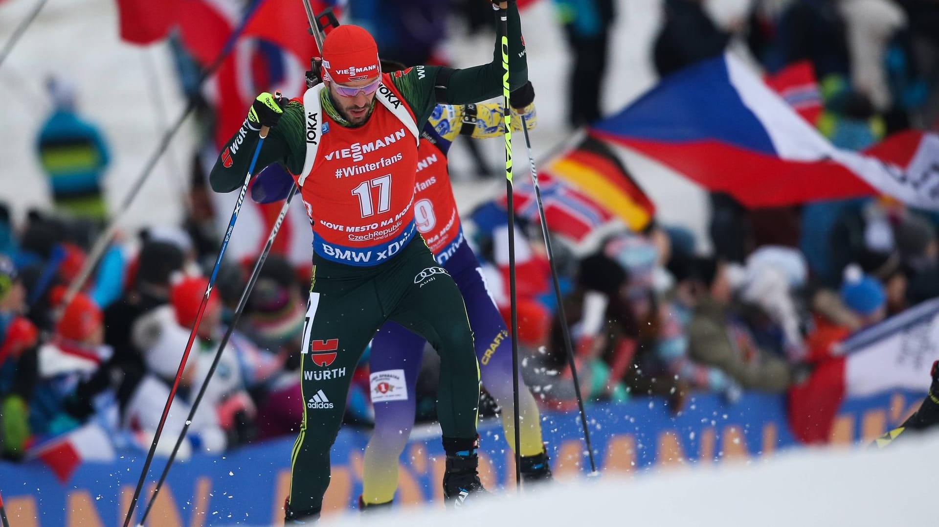 Bester Deutscher im Massenstart von Nove Mesto: Arnd Peiffer.