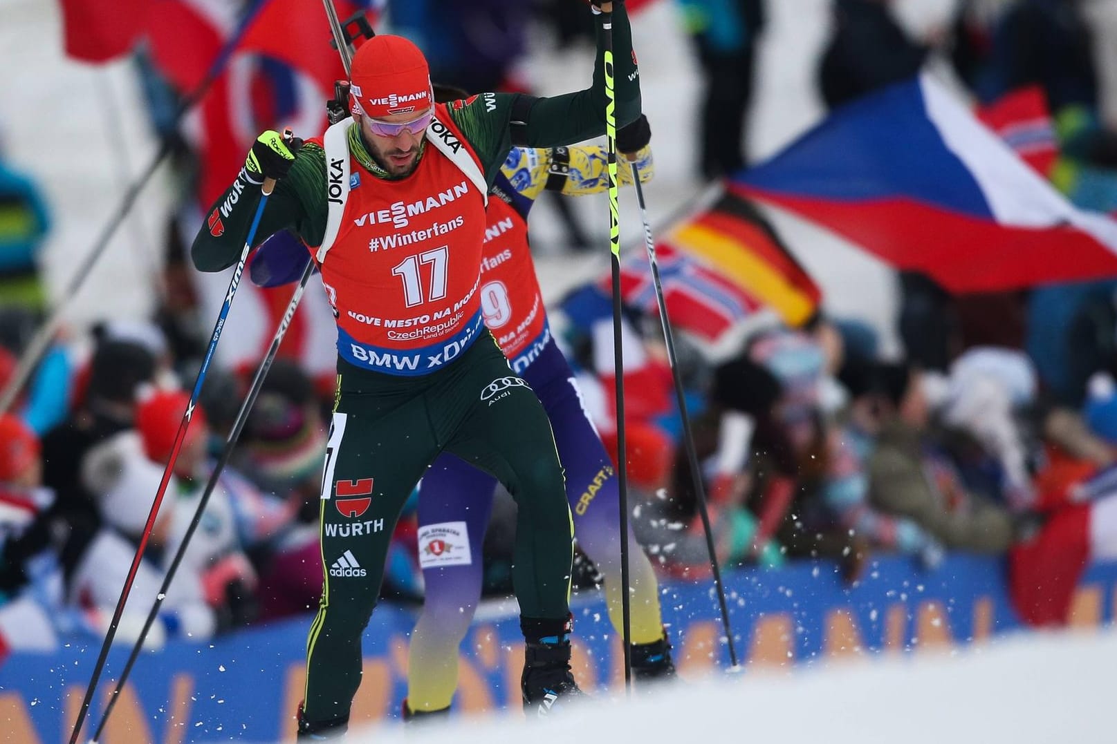 Bester Deutscher im Massenstart von Nove Mesto: Arnd Peiffer.