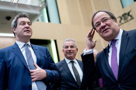 Markus Söder (links) und Armin Laschet (rechts) hoffen auf harmonischere GroKo-Zeiten.