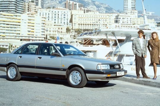 Audi 200 Quattro 20V: Das Spitzenmodell mit Fünfzylinder leistete 162 kW/220 PS.