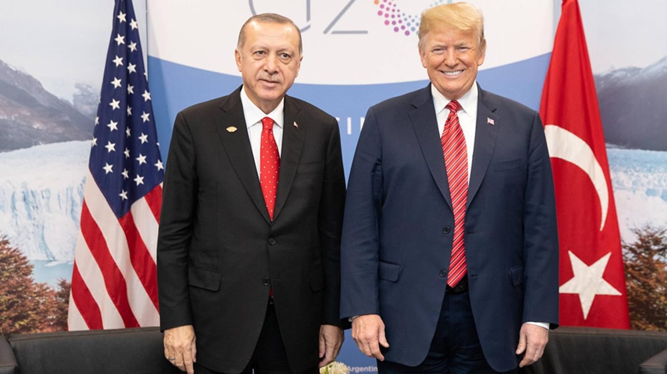 President Donald J Trump participates in a bilateral meeting with President Recep Tayyip Erdogan of