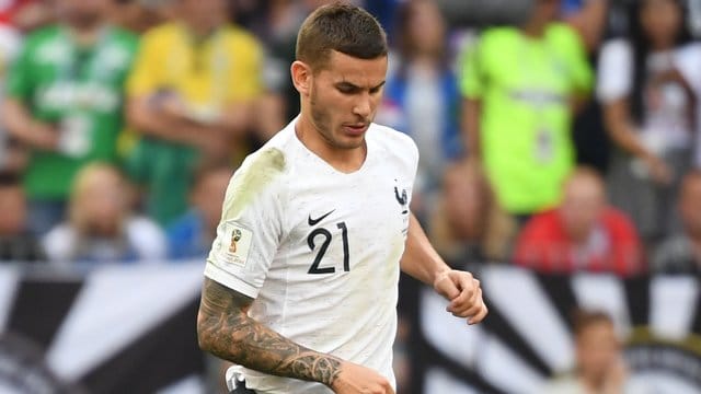 Steht beim FC Bayern offenbar hoch im Kurs: Weltmeister Lucas Hernandez von Atlético Madrid. Steht beim FC Bayern offenbar hoch im Kurs: Weltmeister Lucas Hernandez von Atlético Madrid.