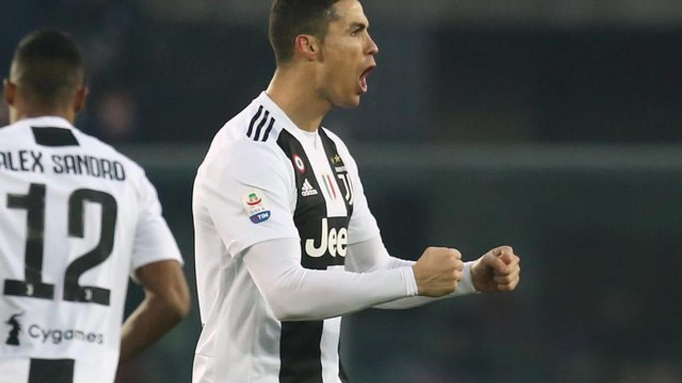 Cristiano Ronaldo war in der Serie A erstmals als Joker erfolgreich.