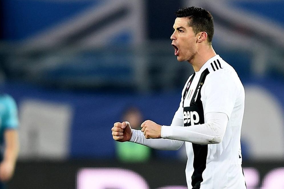 Traf als Joker: Cristiano Ronaldo hat Juventus Turin vor der ersten Saisonniederlage in der Serie A bewahrt.