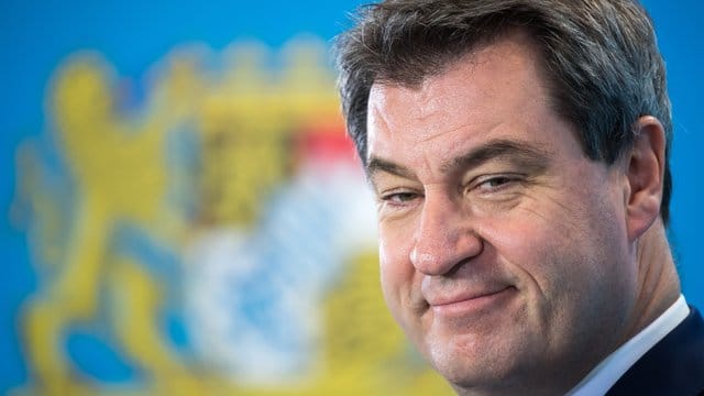 Ministerpräsident Söder Anfang Dezember nach einer Kabinettssitzung in München. Ministerpräsident Söder Anfang Dezember nach einer Kabinettssitzung in München.