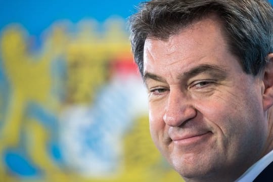 Ministerpräsident Söder Anfang Dezember nach einer Kabinettssitzung in München.
