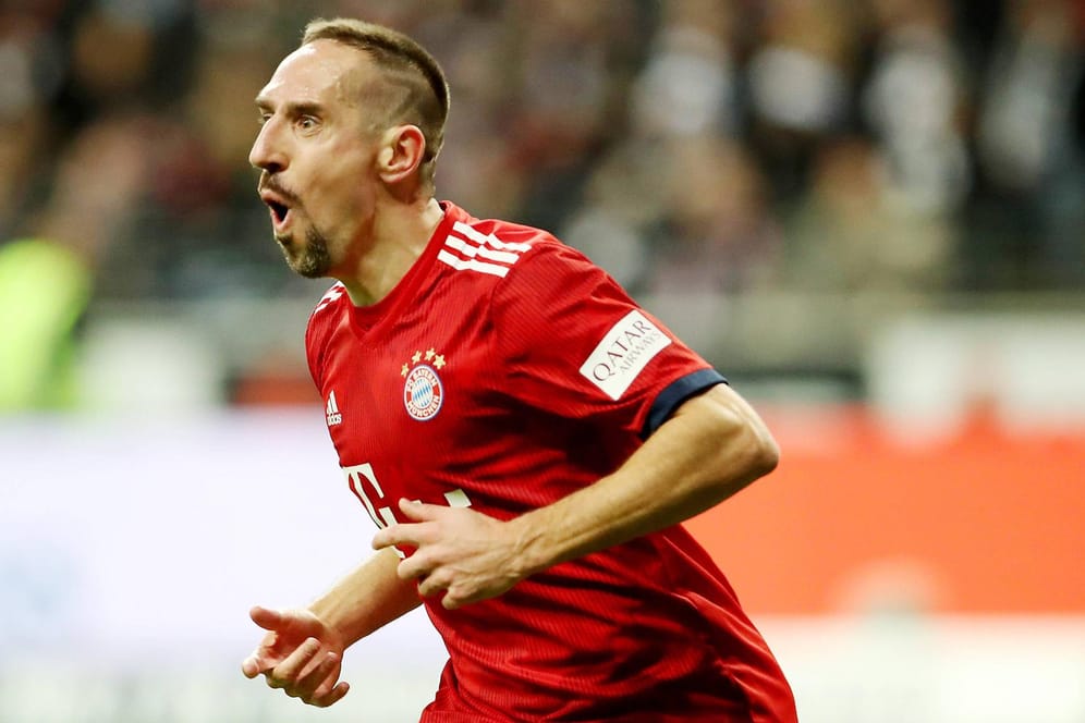 In Topform: Franck Ribéry hat zuletzt beim 3:0 in Frankfurt doppelt für den FC Bayern getroffen.