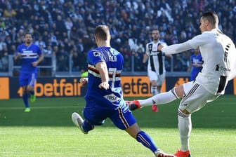 Cristiano Ronaldo erzielte beide Treffer für Juventus Turin.