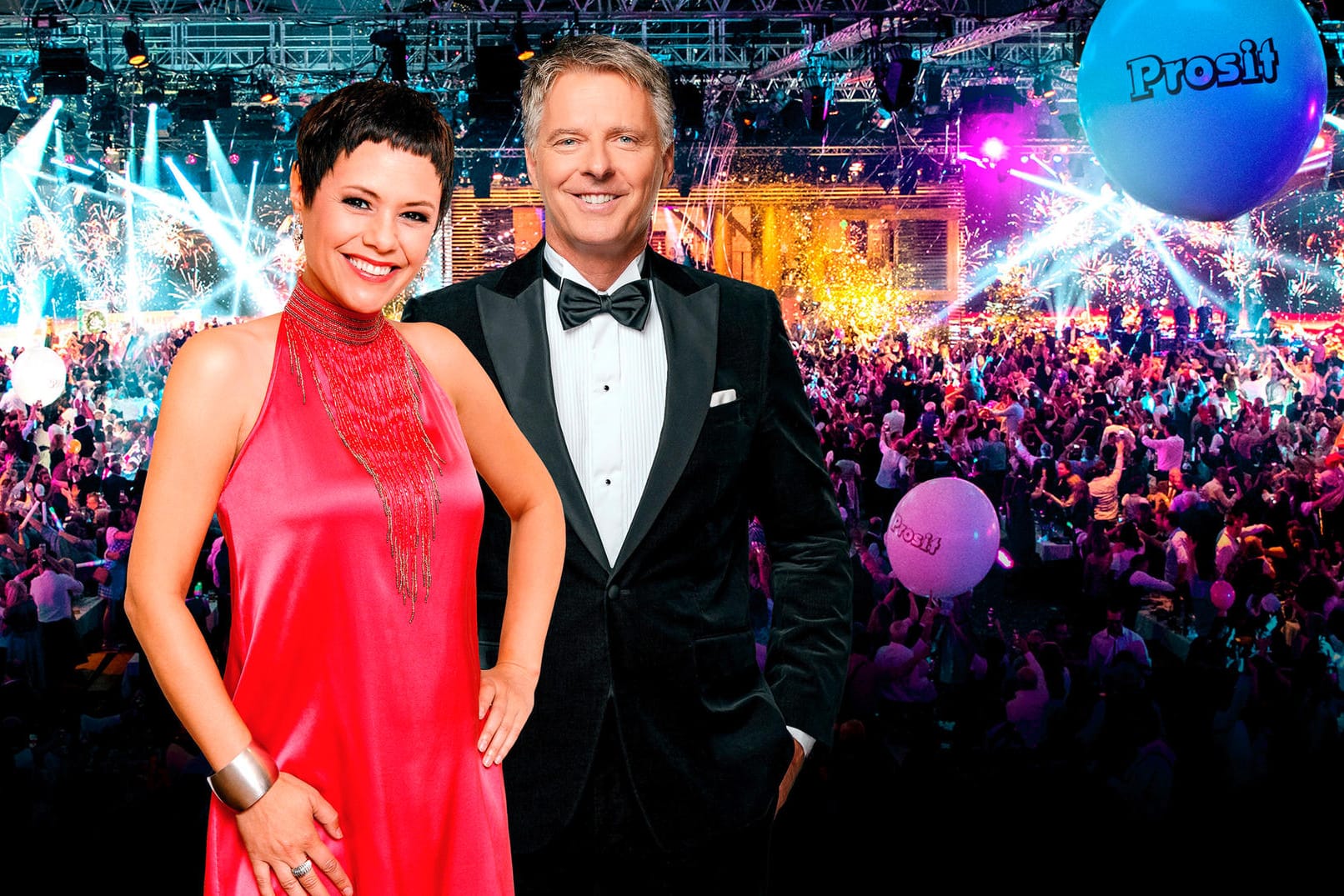 "Die Silvestershow": Durch den Abend führt Routinier Jörg Pilawa zusammen mit der Schweizer Sängerin Francine Jordi.