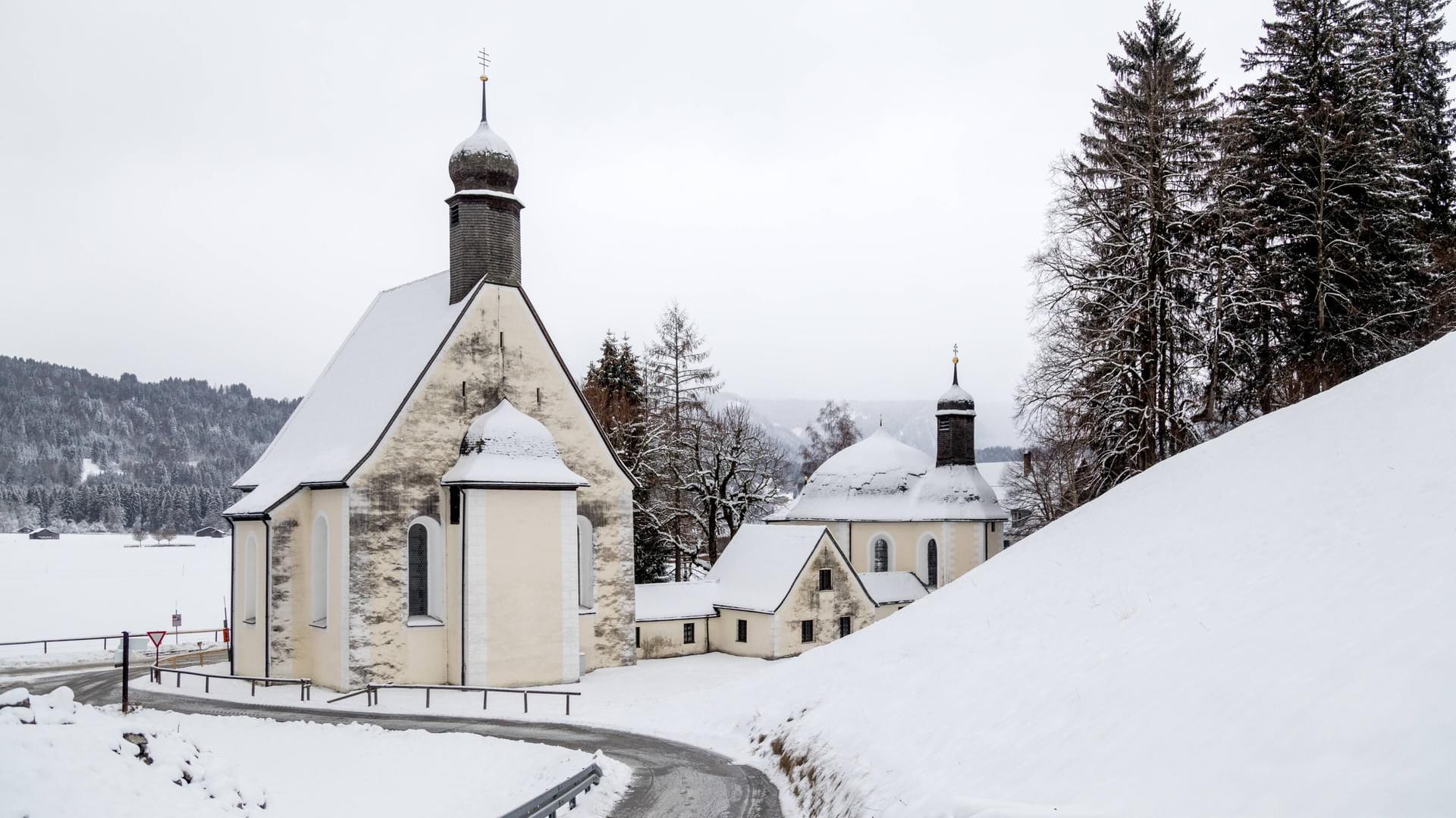 Winter in Oberstdorf: Mitte Dezember fiel hier schon einmal reichlich Schnee.