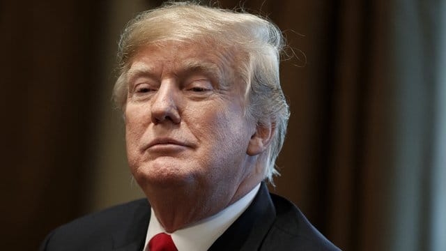 Donald Trump, Präsident der USA, bei einem Treffen im Weißen Haus.