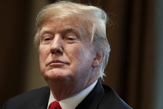 Donald Trump, Präsident der USA, bei einem Treffen im Weißen Haus.