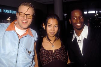 Stefan Raab, Minh-Khai Phan-Thi und Mola Adebisi 1998: Damals zählten sie zur Viva-Crew.