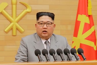Kim Jong Un: Der nordkoreanische Machthaber hat in seinem Schreiben beteuert, im nächsten Jahr nach Seoul reisen zu wollen. (Archivbild)