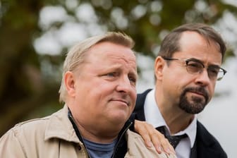 Jan Josef Liefers und Axel Prahl (l) sind die "Tatort"-Kings.