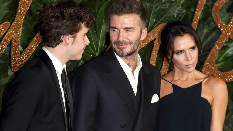 Brooklyn, David Beckham und Victoria Beckham: Die berühmte Familie verbrachte Silvester zusammen.