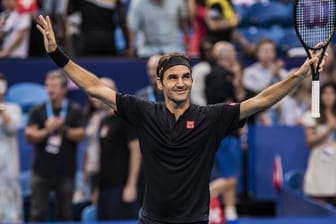 Federer hatte in seinem Einzel keine Probleme mit Tiafoe.