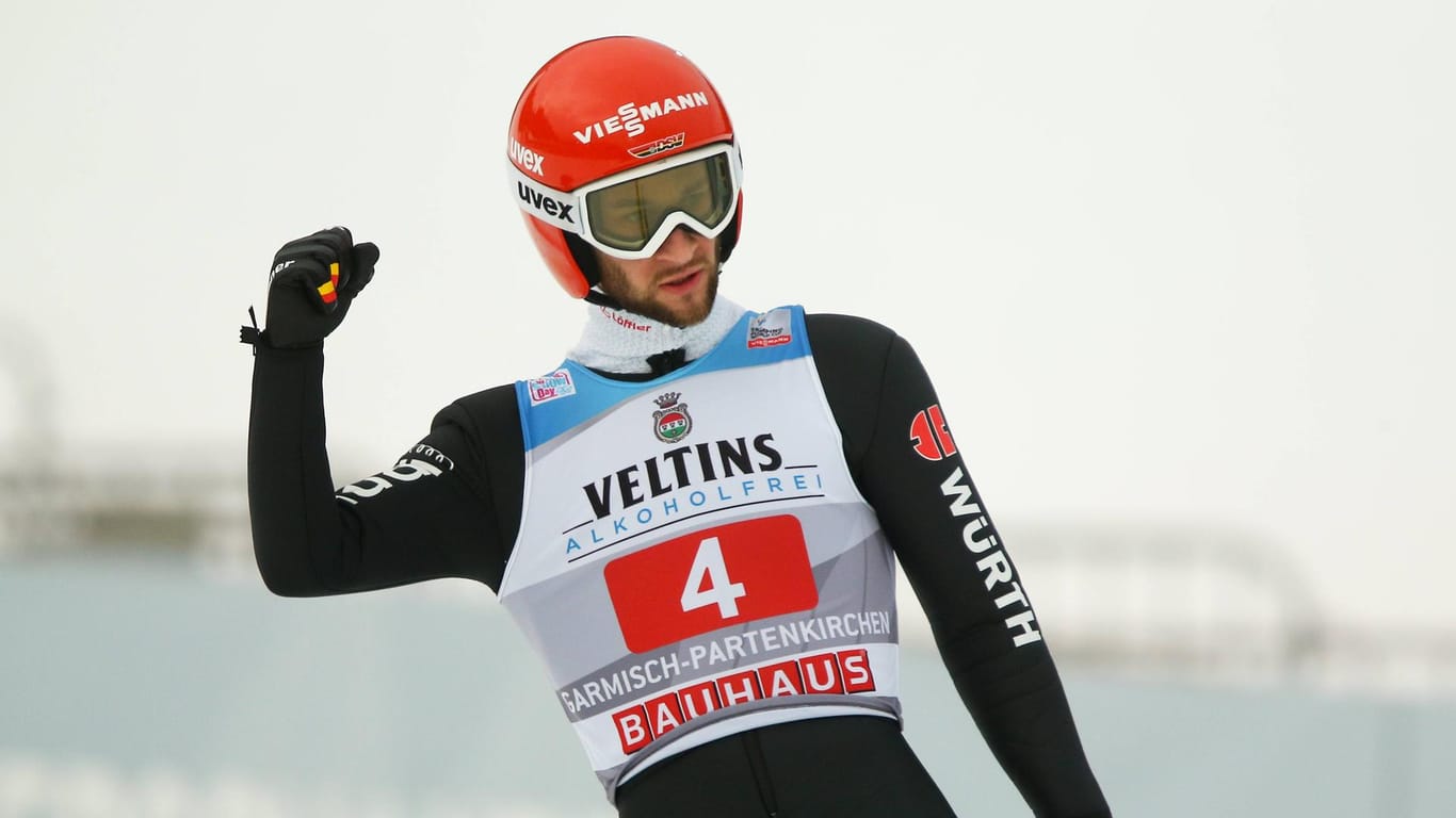 Wie schon beim Auftaktspringen in Oberstdorf landete Markus Eisenbichler auf dem zweiten Platz.