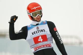 Wie schon beim Auftaktspringen in Oberstdorf landete Markus Eisenbichler auf dem zweiten Platz.