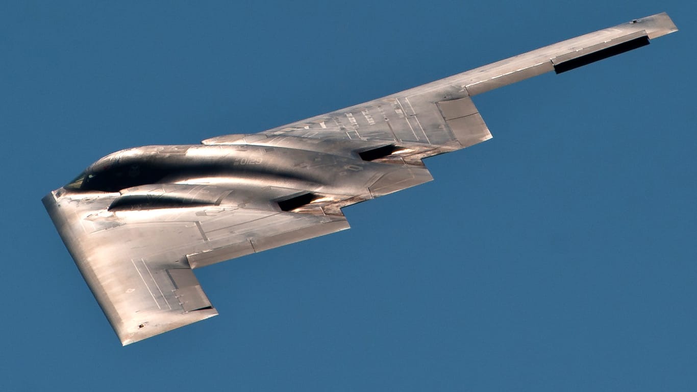 Ein B-2-Tarnkappenbomber: Das US-Militär hat mit einer Twitter-Nachricht wütende Reaktionen hervorgerufen.