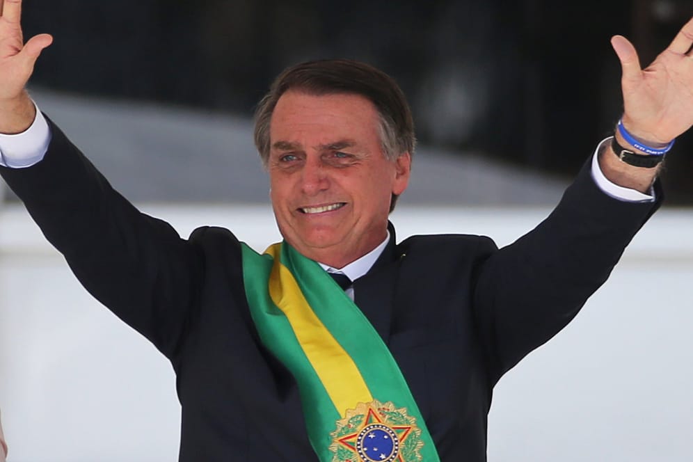 Jair Bolsonaro: Der extrem rechte Politiker ist in Brasilien als Präsident vereidigt worden.