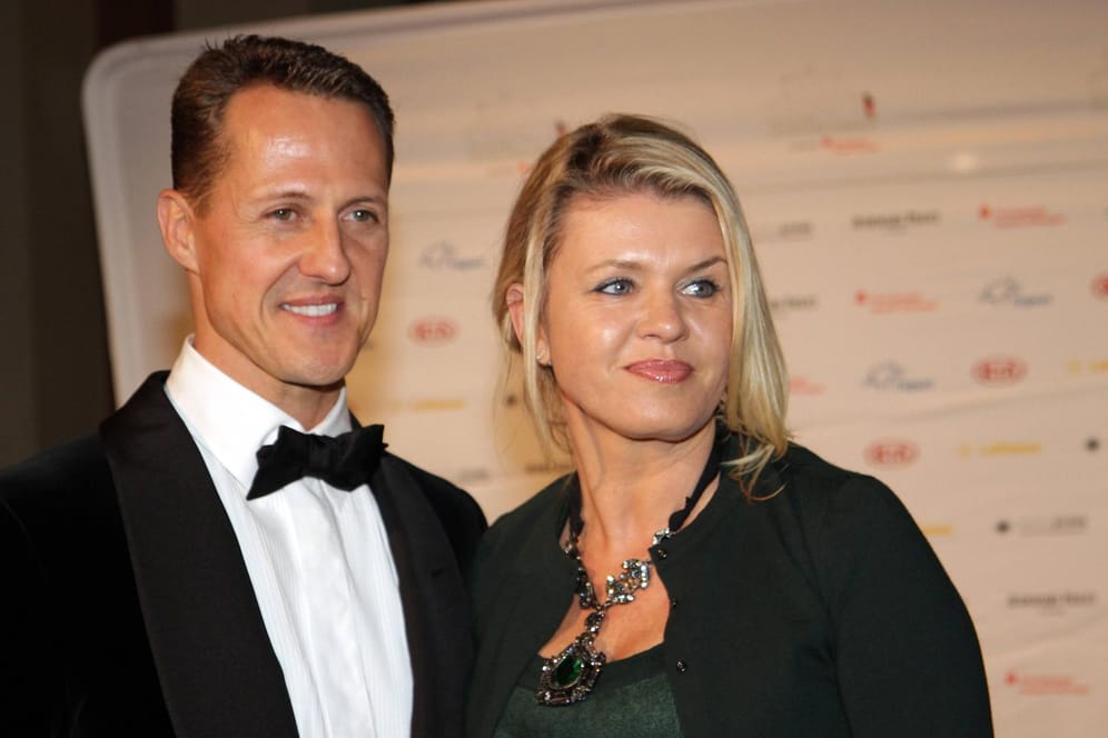Michael und Corinna Schumacher beim Frankfurter Sportpresseball 2012.