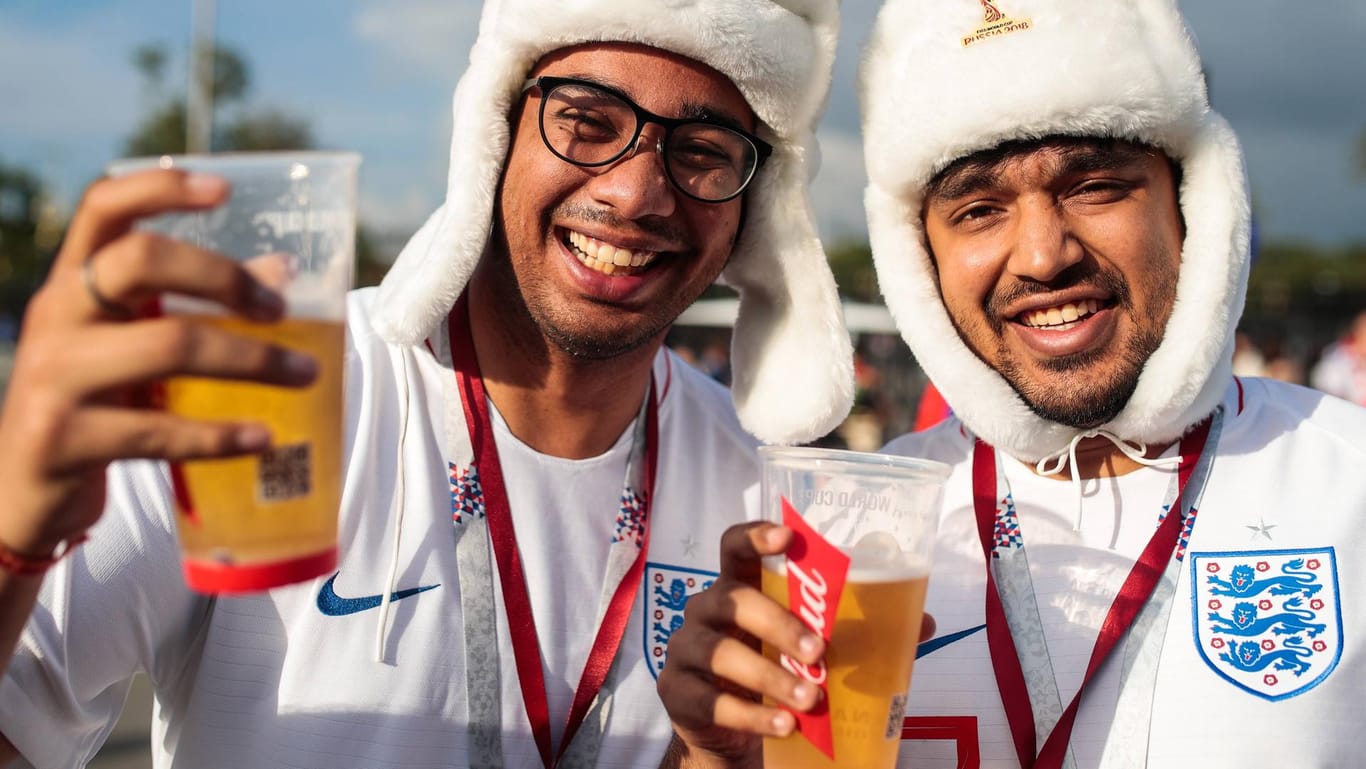 Teures Vergnügen: So günstig wie in Russland wird das Bier bei der WM in Katar nicht mehr sein.