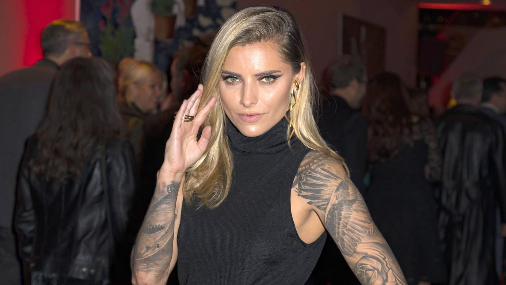 Sophia Thomalla wirbt für die Handball-WM 2019 in Deutschland.