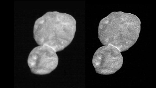 Der Himmelskörper "Ultima Thule" in rund 6,5 Milliarden Kilometern Entfernung.