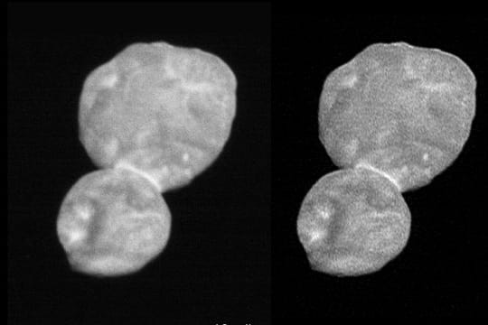 Der Himmelskörper "Ultima Thule" in rund 6,5 Milliarden Kilometern Entfernung.
