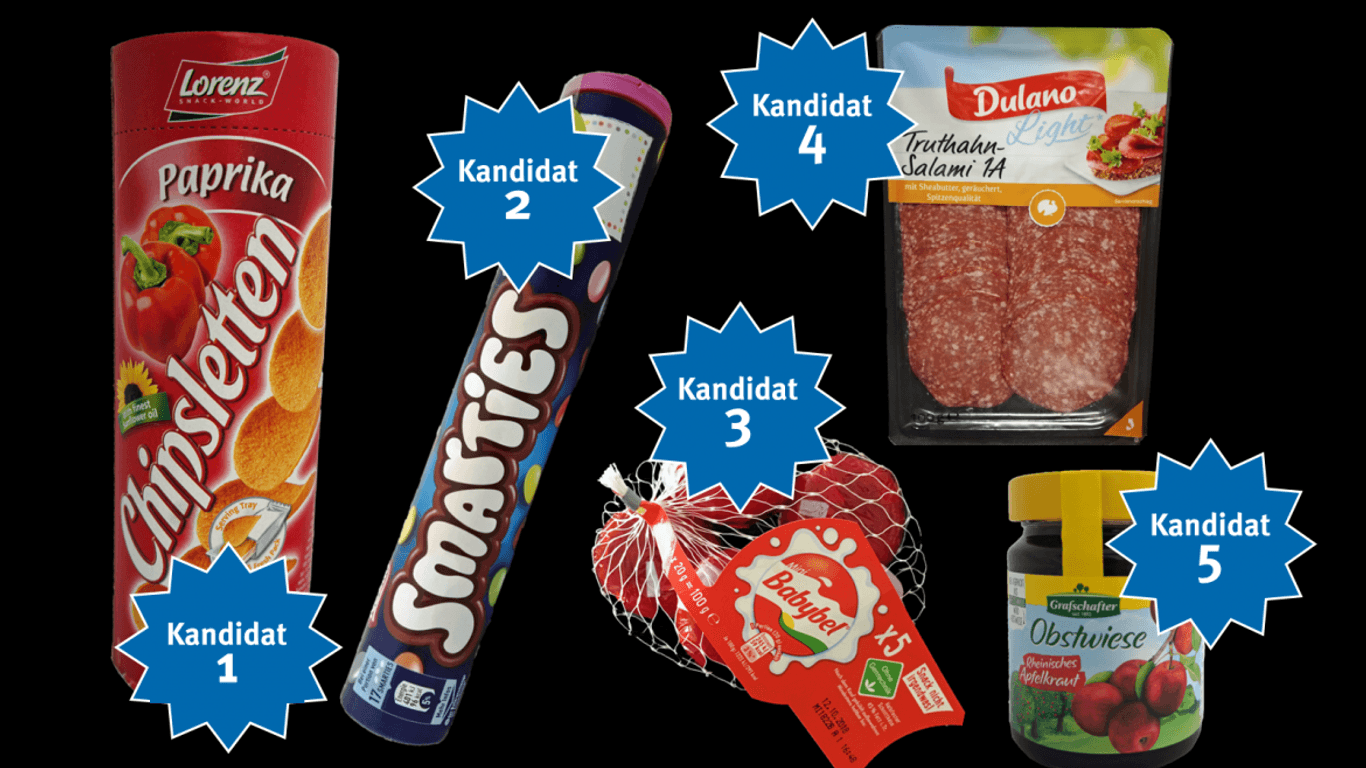 "Mogelpackung des Jahres": Das waren die fünf Kandidaten.