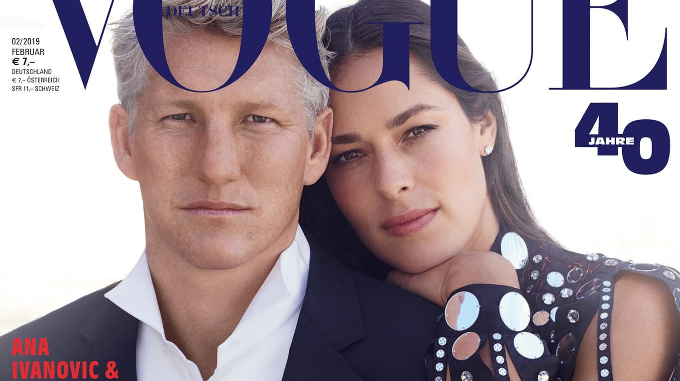 Bastian Schweinsteiger und Ana Ivanovic: Das Paar erscheint auf dem neuesten Cover der "Vogue".
